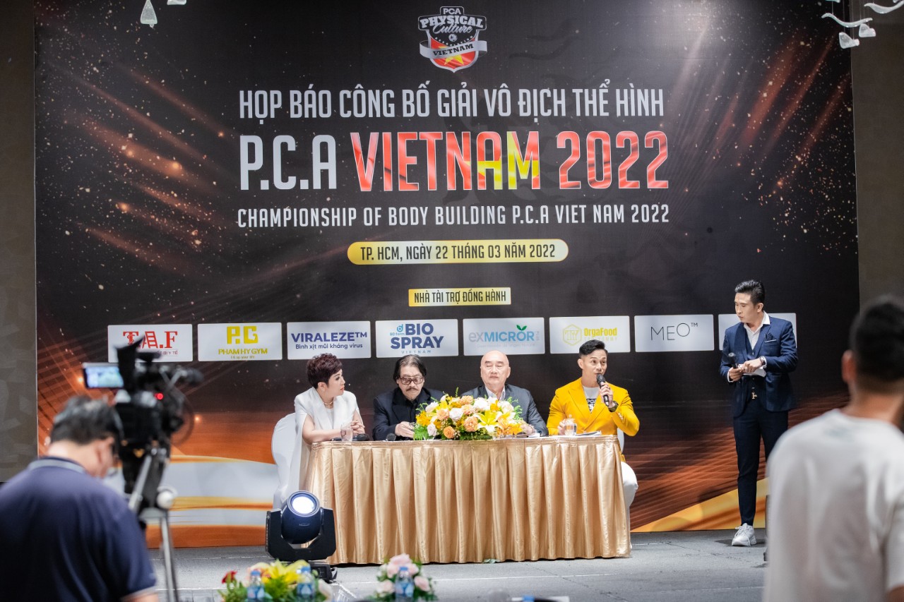 Exmicror Plus là đơn vị đồng hành cùng Giải vô địch thể hình Quốc tế P.C.A Việt Nam 2022